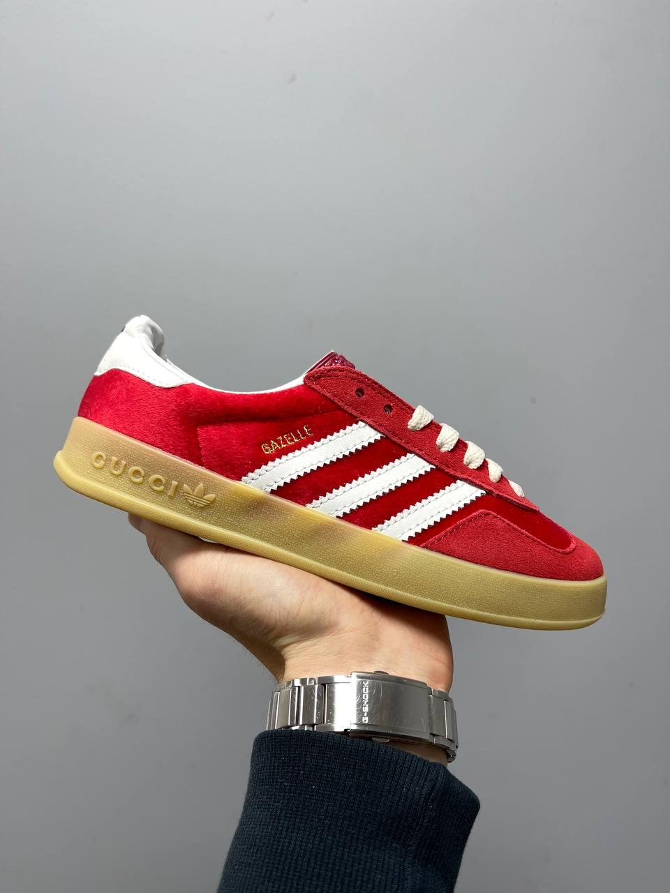 Adidas x Gucci Gazelle Red