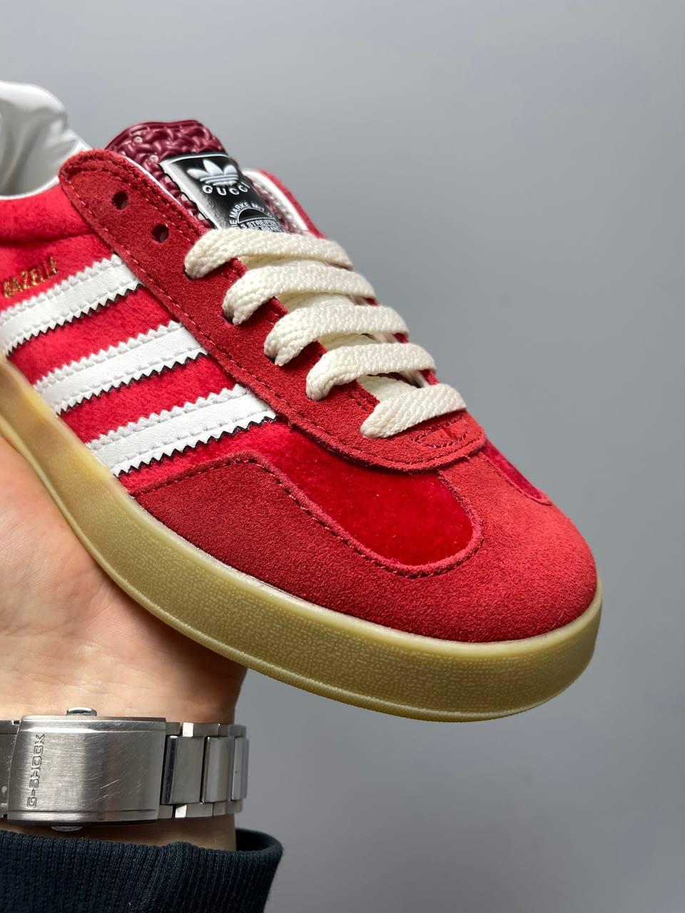 Adidas x Gucci Gazelle Red