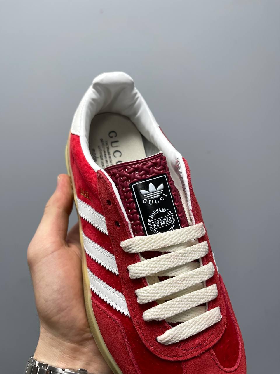 Adidas x Gucci Gazelle Red