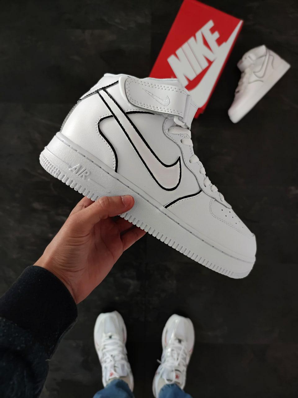 Nike Air Force High White Black