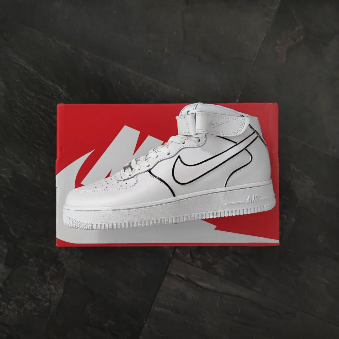 Nike Air Force High White Black
