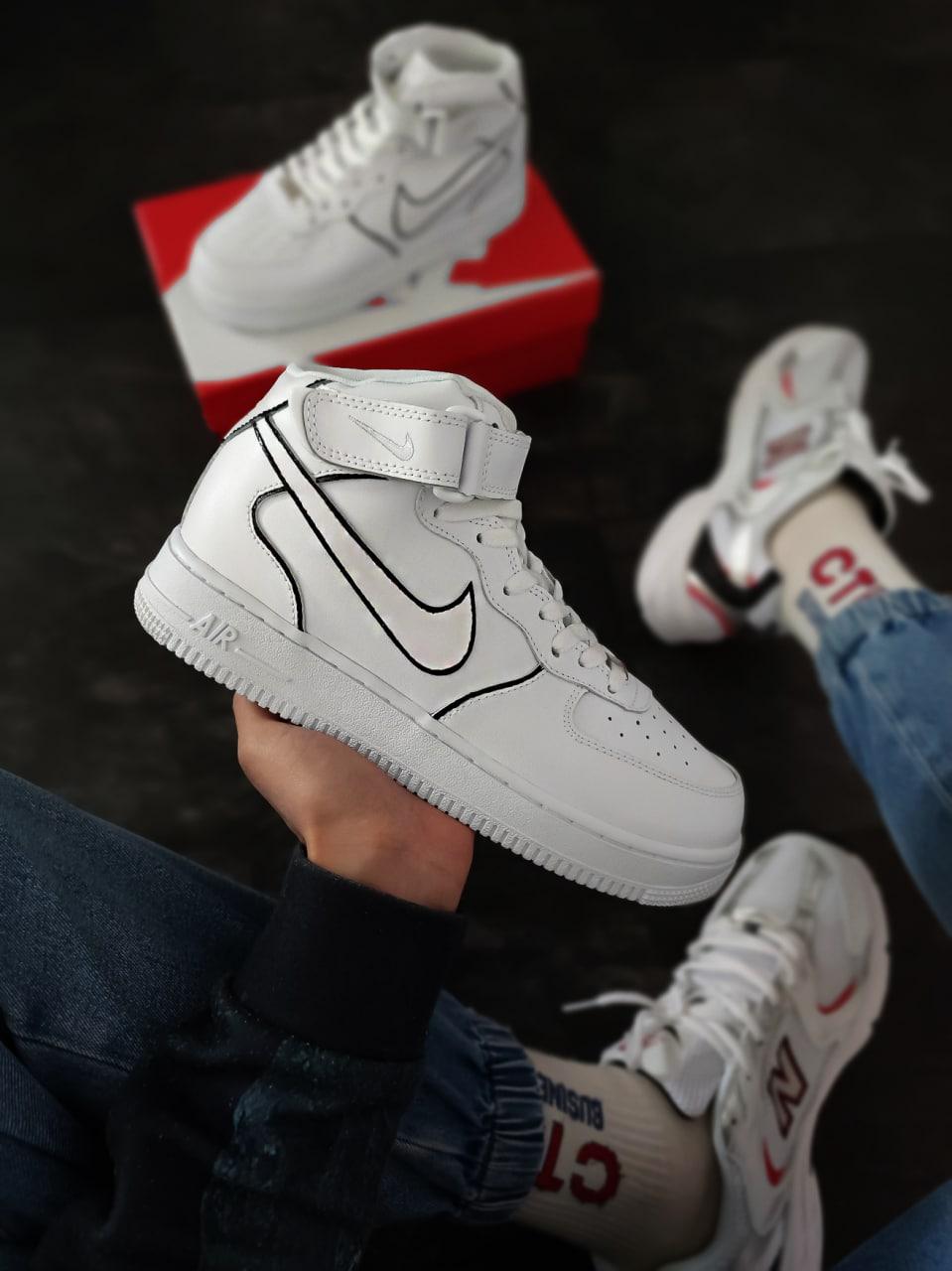 Nike Air Force High White Black