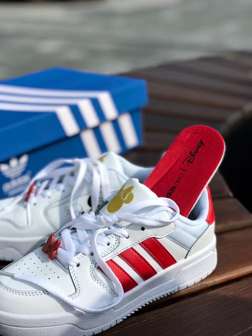 Adidas NEO Disney White Red Yellow Logo
