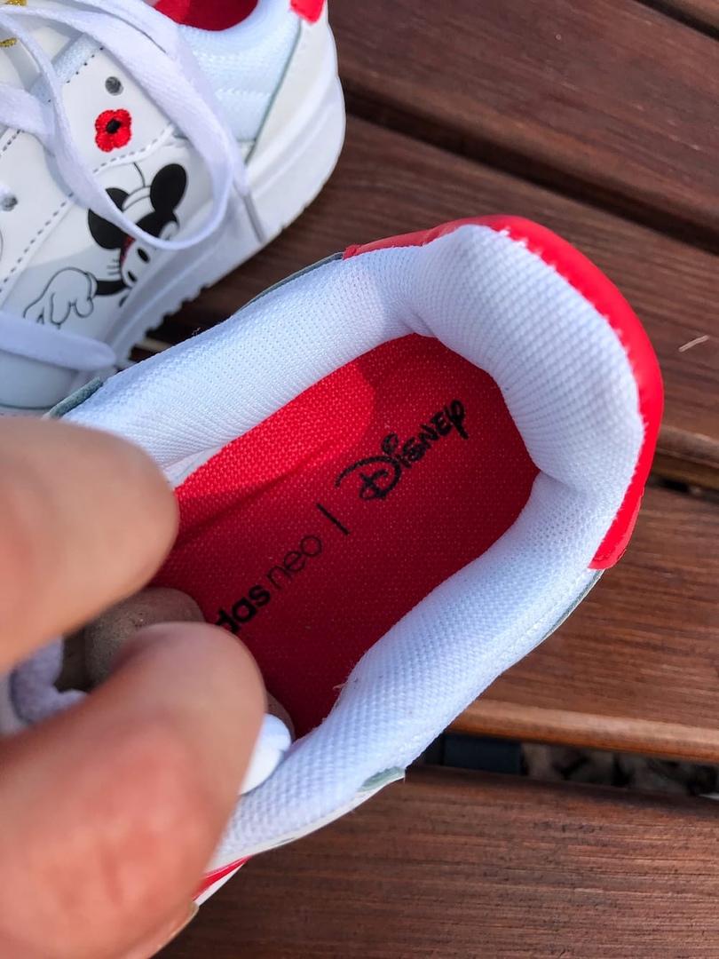 Adidas NEO Disney White Red Yellow Logo
