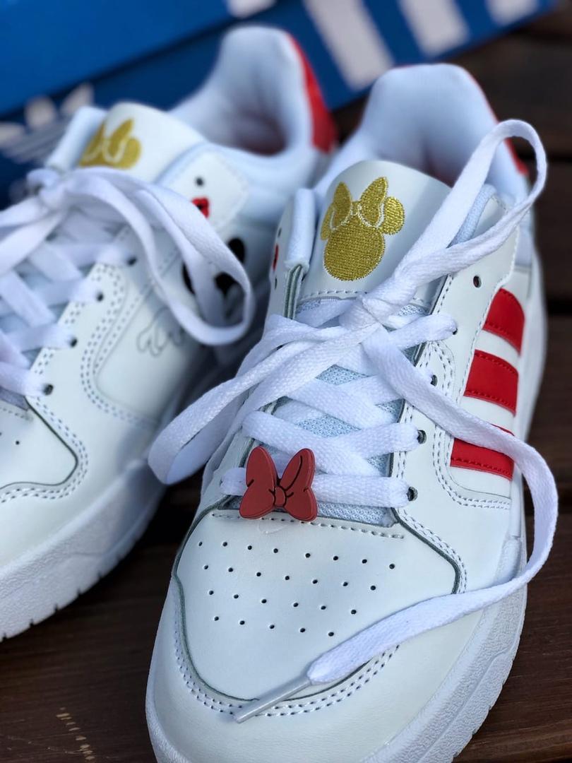 Adidas NEO Disney White Red Yellow Logo