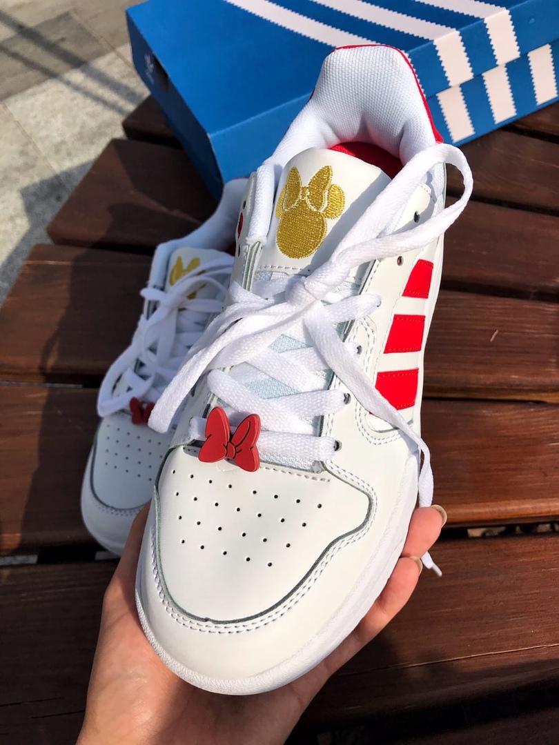 Adidas NEO Disney White Red Yellow Logo
