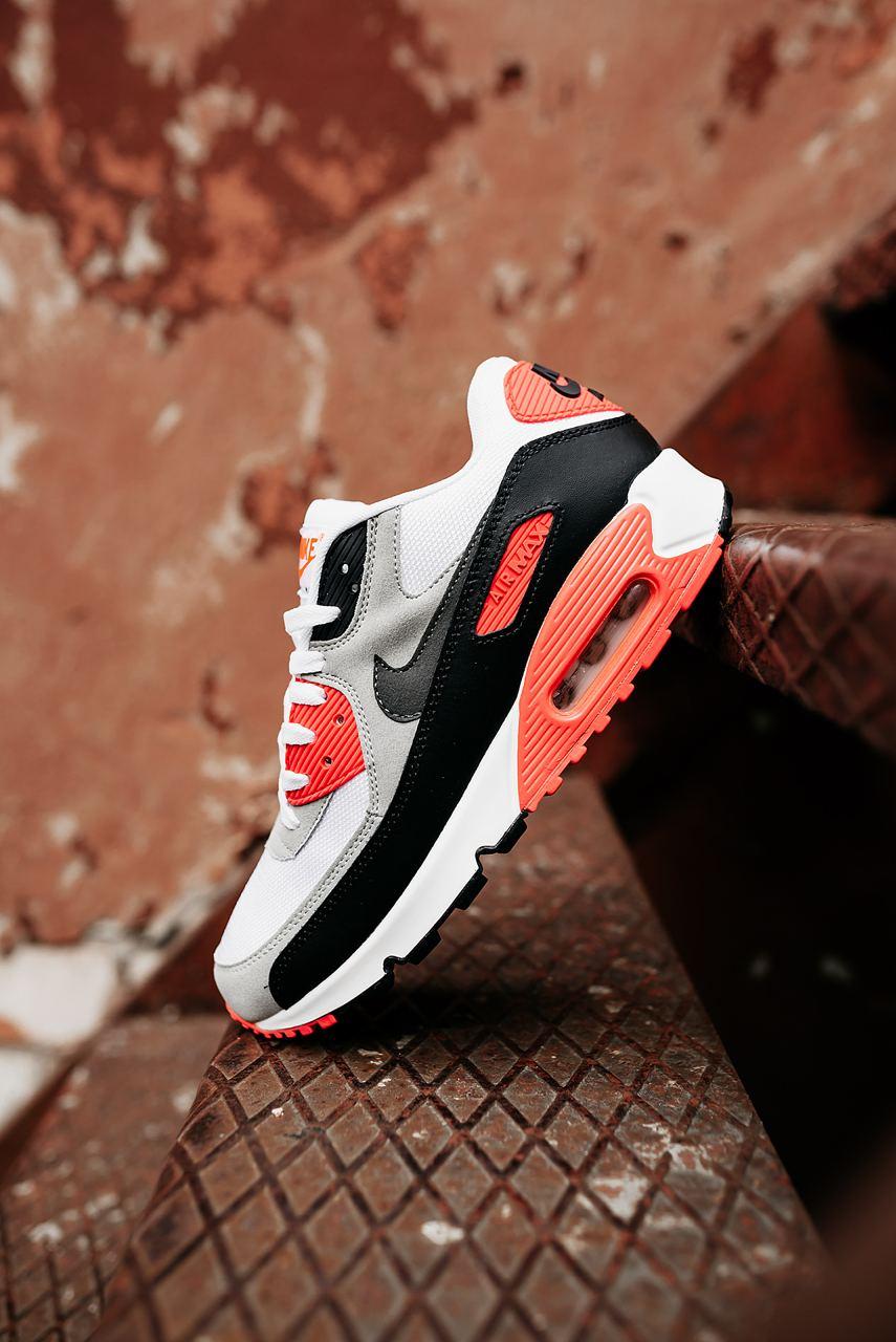 Nike Air Max 90 Black Grey Red 2
