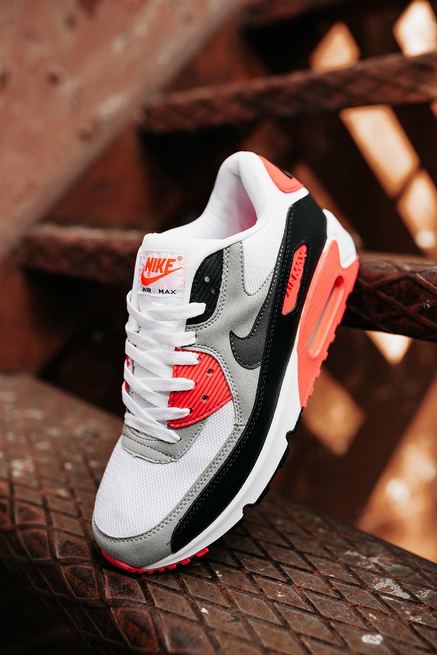 Nike Air Max 90 Black Grey Red 2