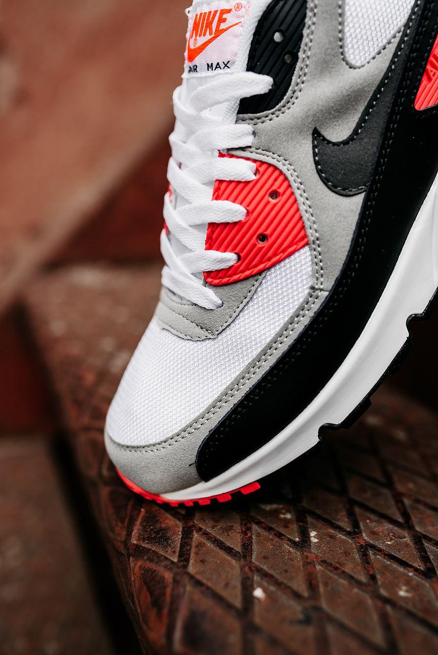 Nike Air Max 90 Black Grey Red 2