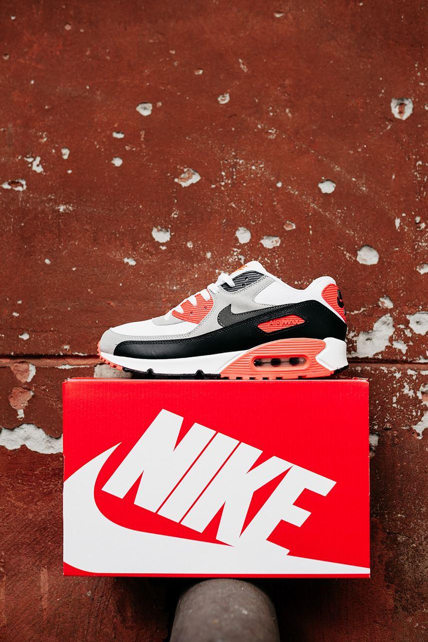 Nike Air Max 90 Black Grey Red 2