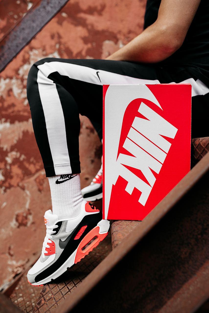 Nike Air Max 90 Black Grey Red 2