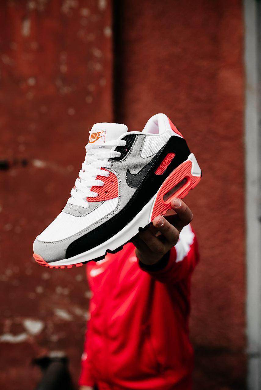 Nike Air Max 90 Black Grey Red 2