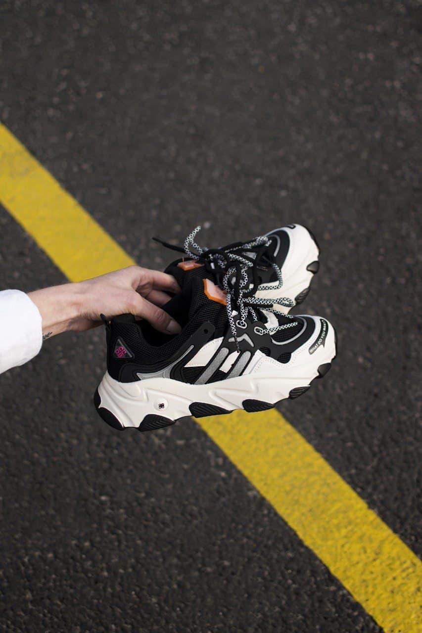 No Brand Shoes White Black 1