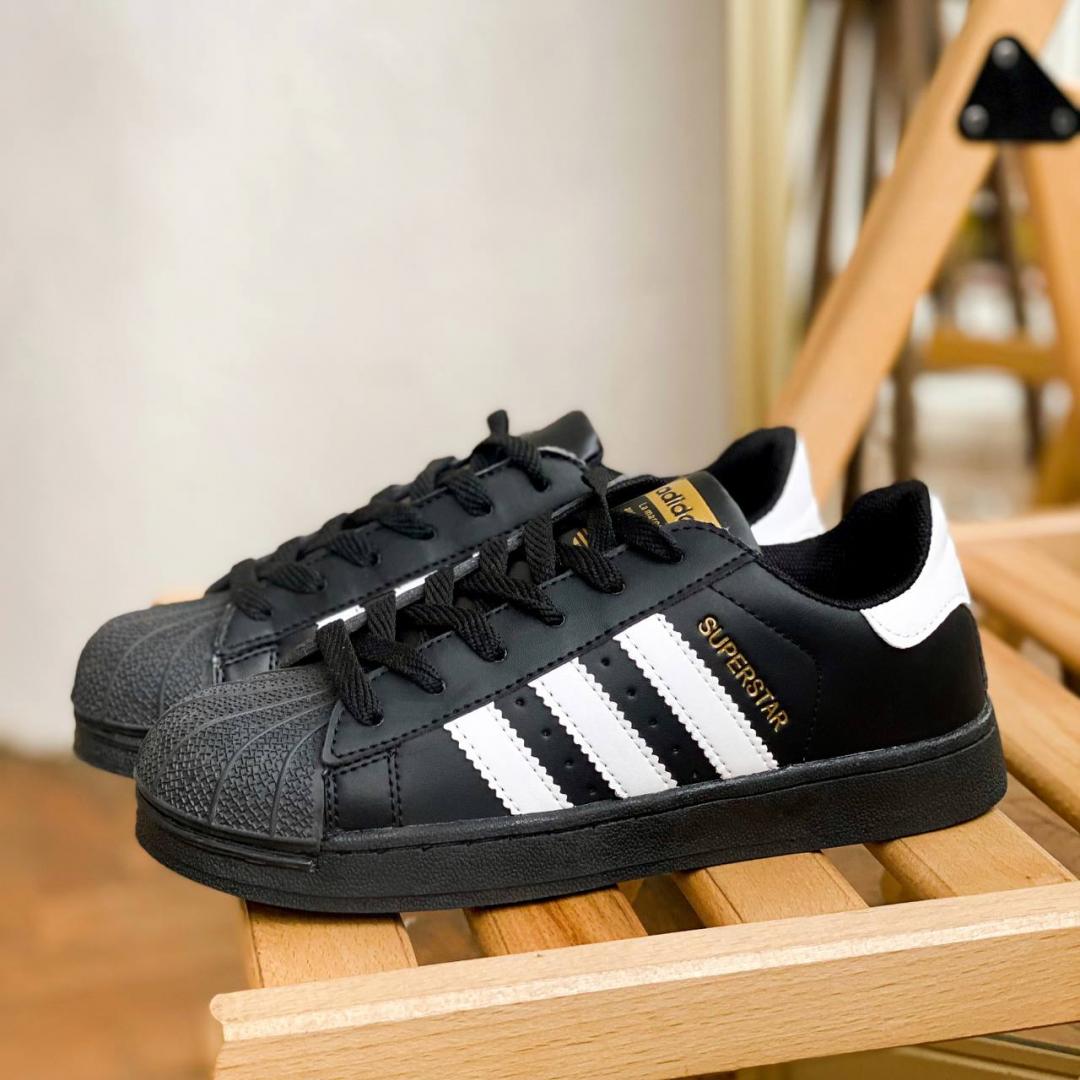 Adidas Superstar White Black 1
