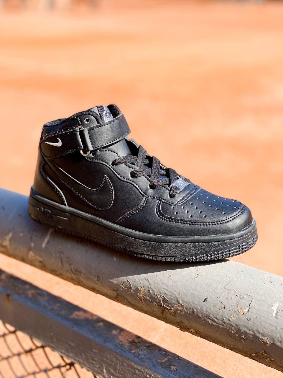 Nike Air Force 1 High Black White Logo