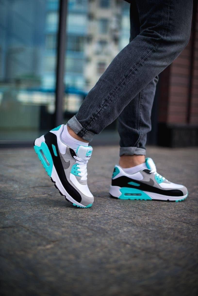 Nike Air Max 90 Grey Green Black