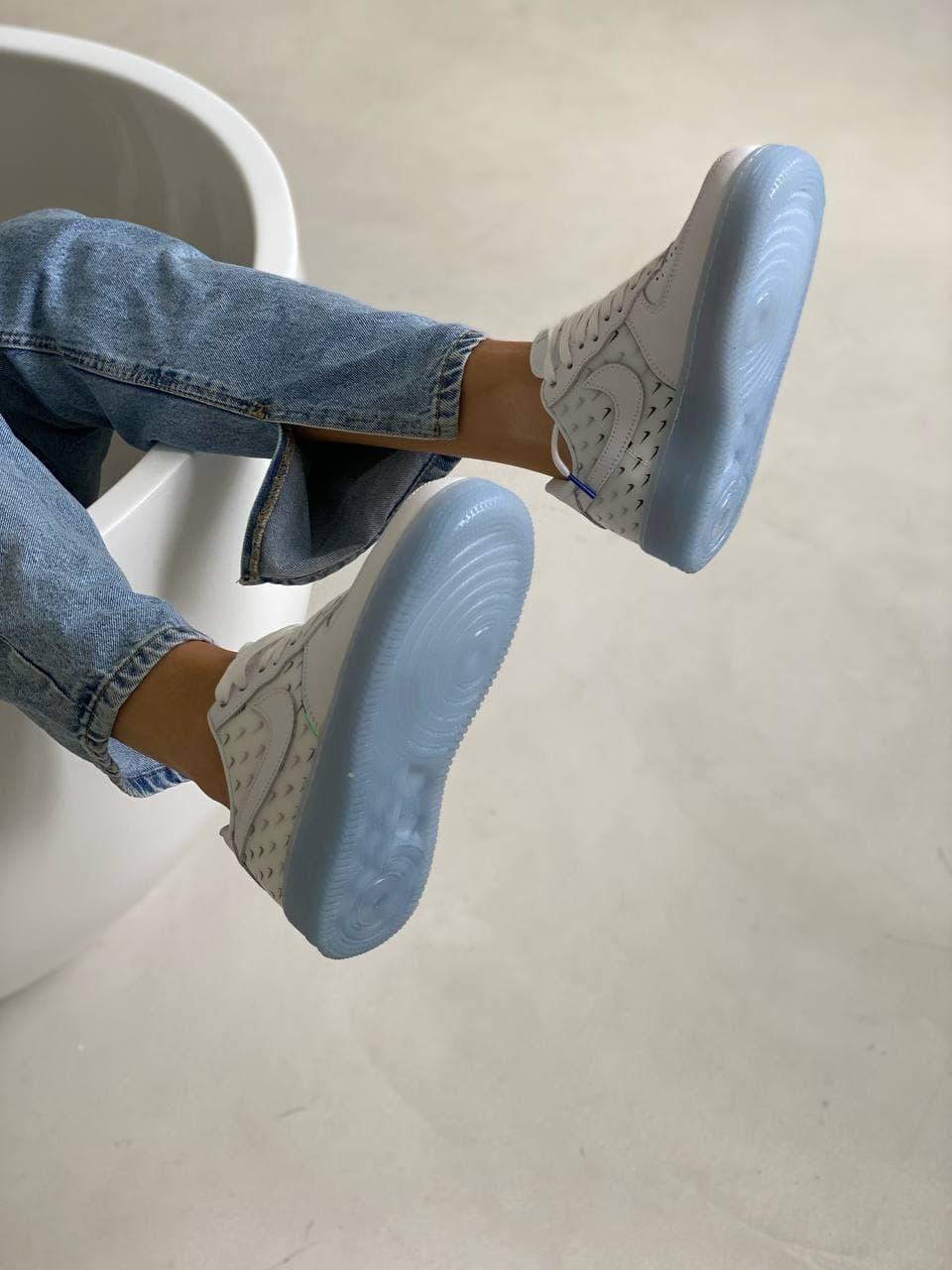 Nike Air Force 1 White Blue More NIKE