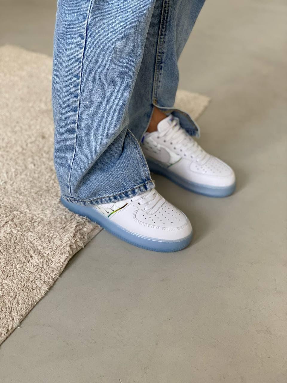 Nike Air Force 1 White Blue More NIKE