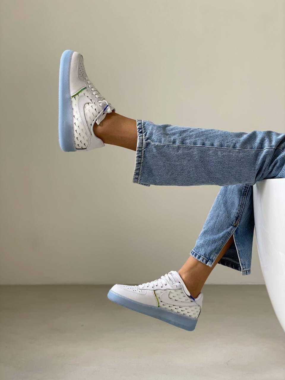 Nike Air Force 1 White Blue More NIKE