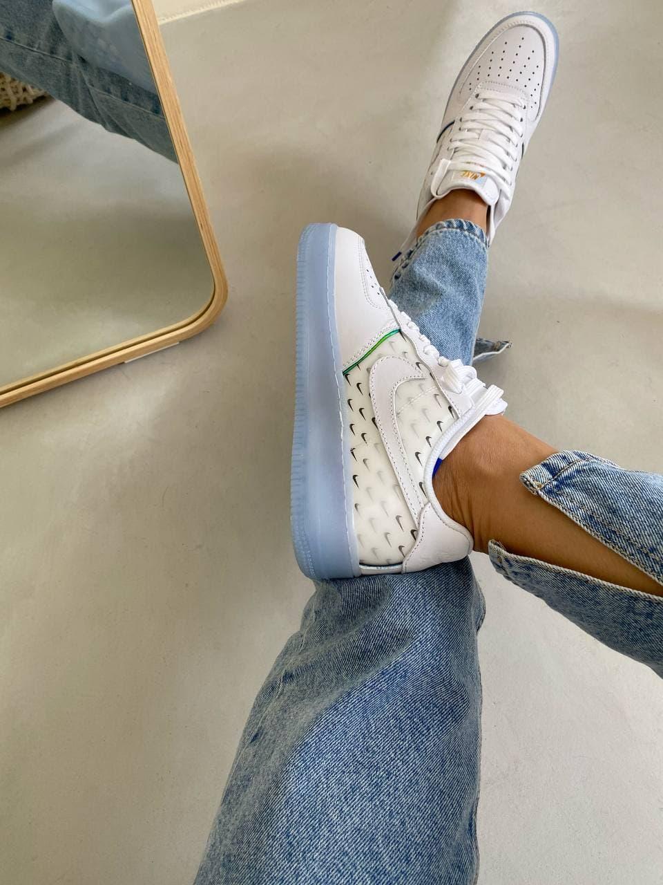Nike Air Force 1 White Blue More NIKE