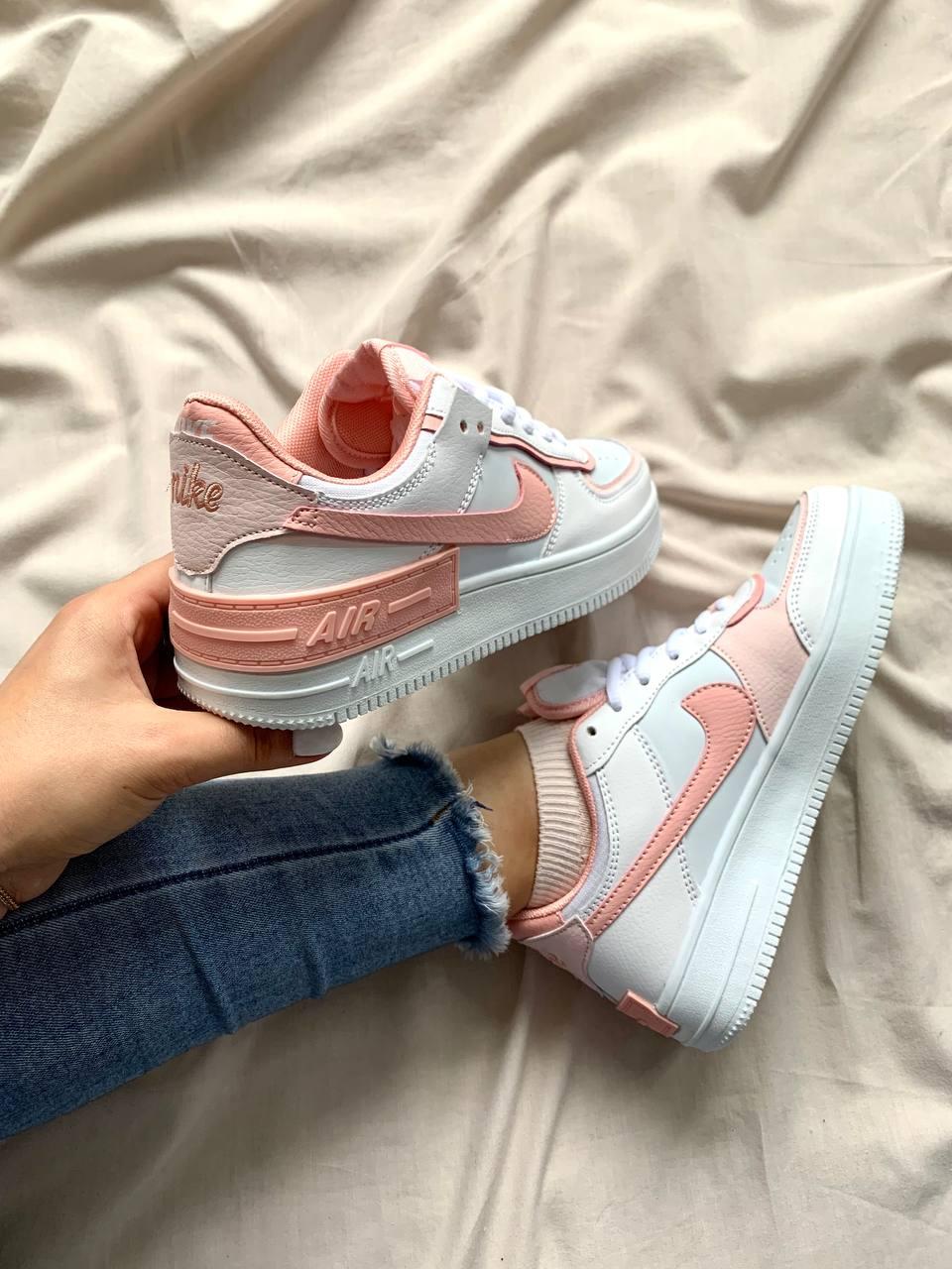 Nike Air Force 1 SHADOW White Khaki Green