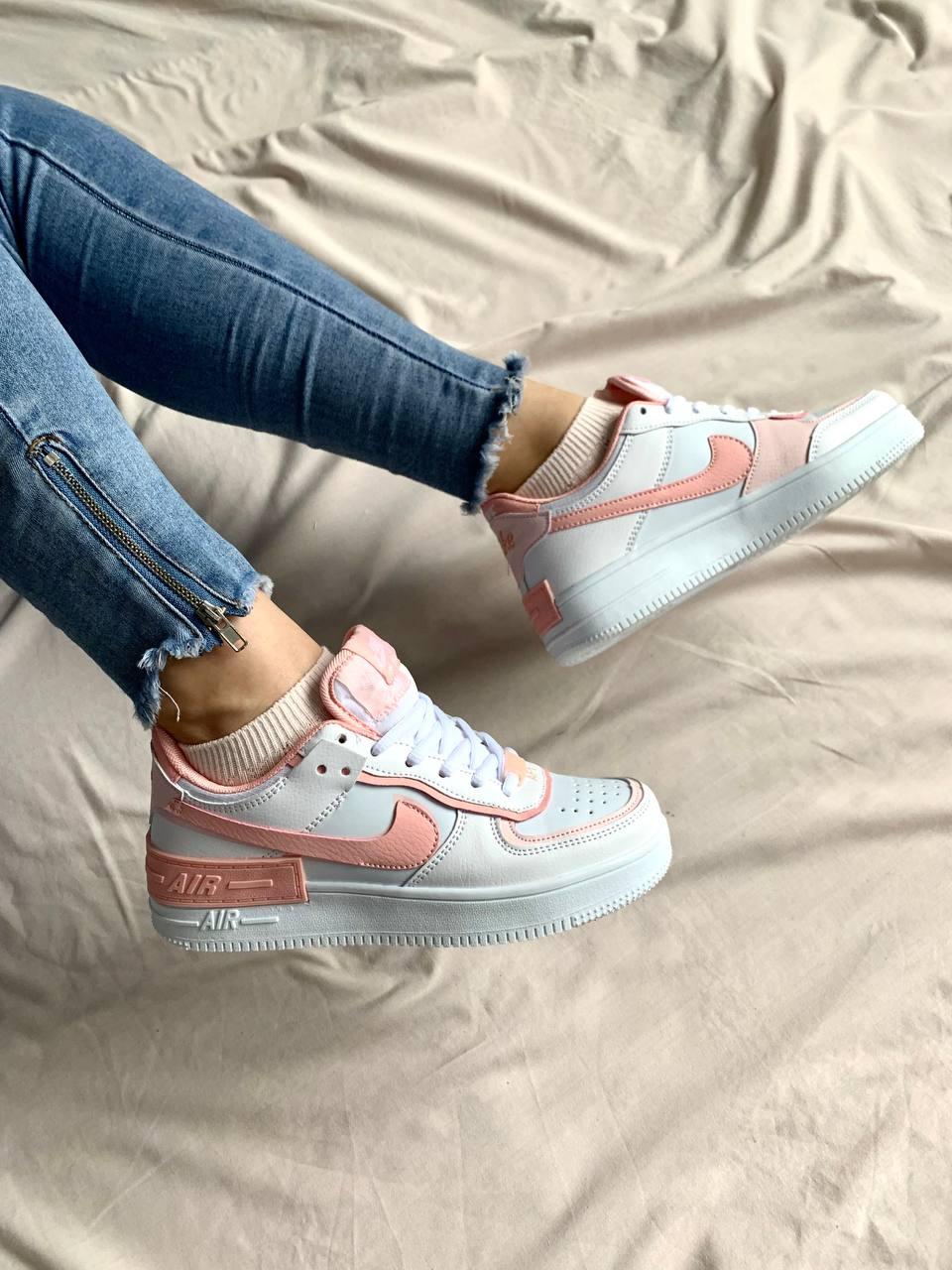 Nike Air Force 1 SHADOW White Khaki Green