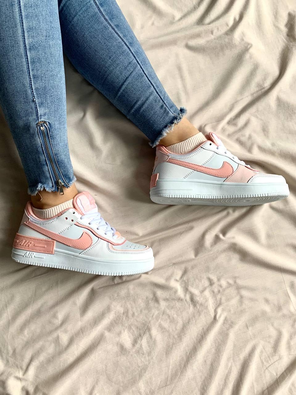 Nike Air Force 1 SHADOW White Khaki Green
