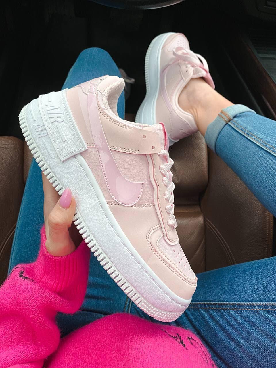 Nike Air Force 1 SHADOW Pink White 4