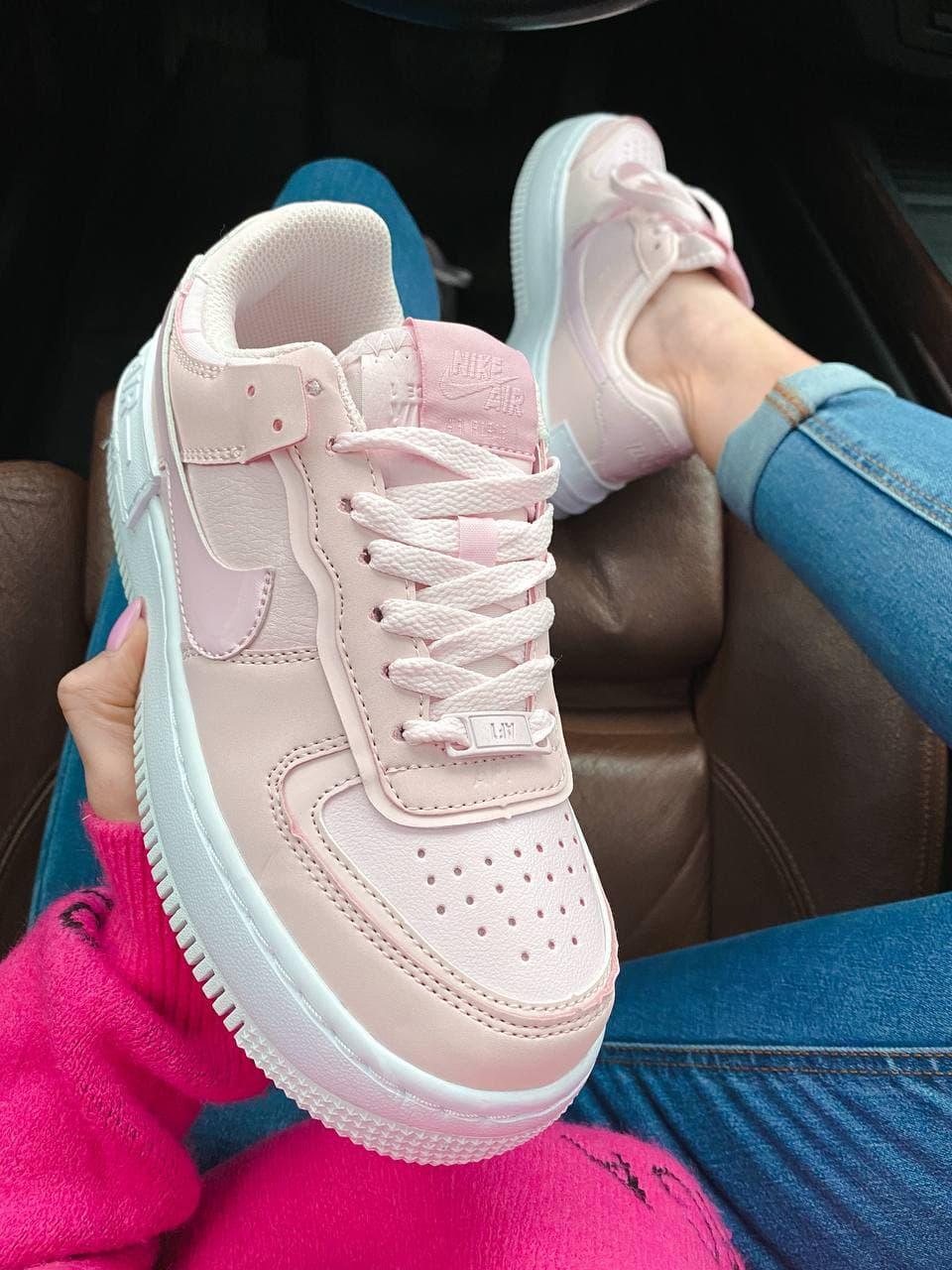 Nike Air Force 1 SHADOW Pink White 4