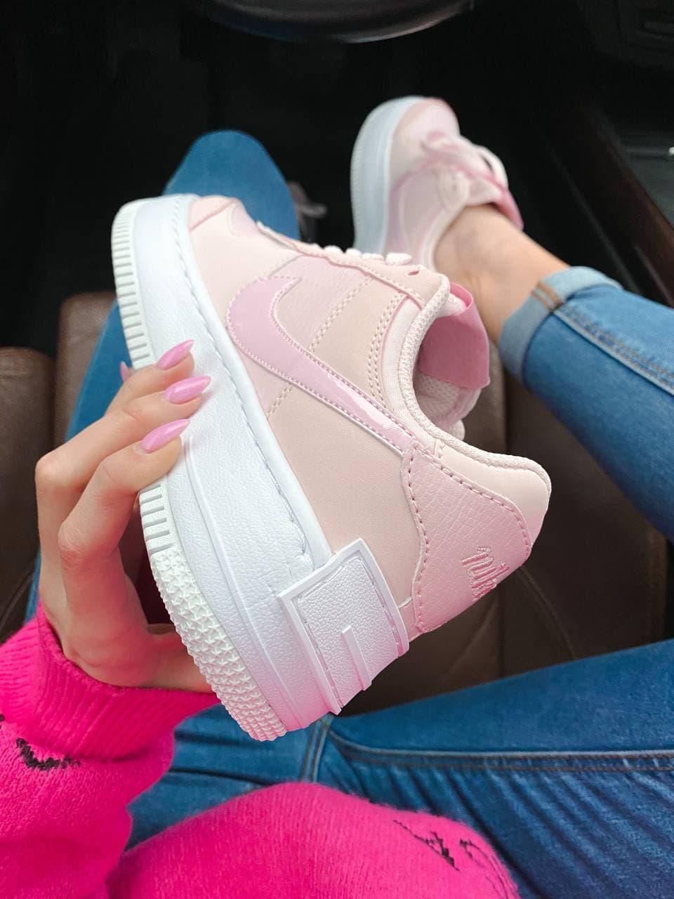 Nike Air Force 1 SHADOW Pink White 4