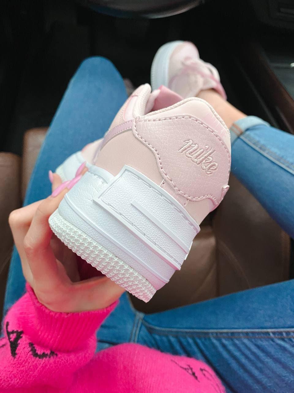 Nike Air Force 1 SHADOW Pink White 4