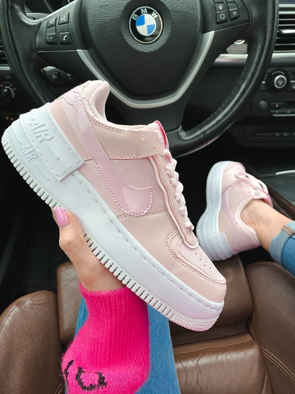 Nike Air Force 1 SHADOW Pink White 4