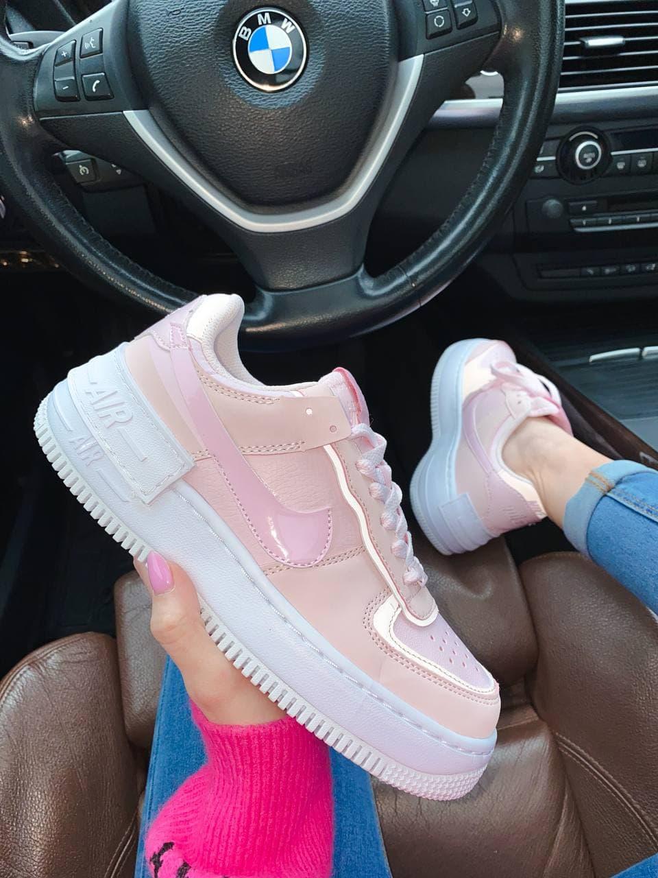 Nike Air Force 1 SHADOW Pink White 4