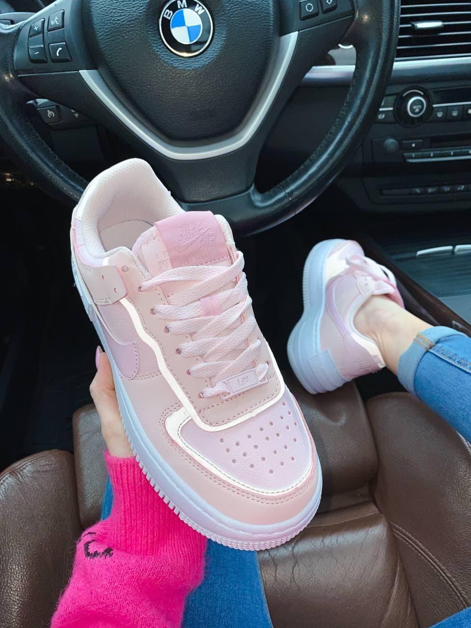 Nike Air Force 1 SHADOW Pink White 4