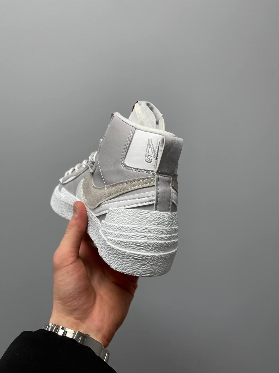 Nike Blazer Mid x Sacai Grey White v2