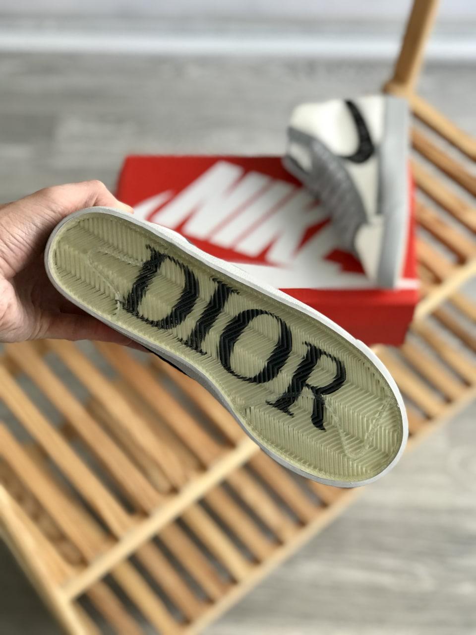 Nike Blazer Mid & Dior Grey White