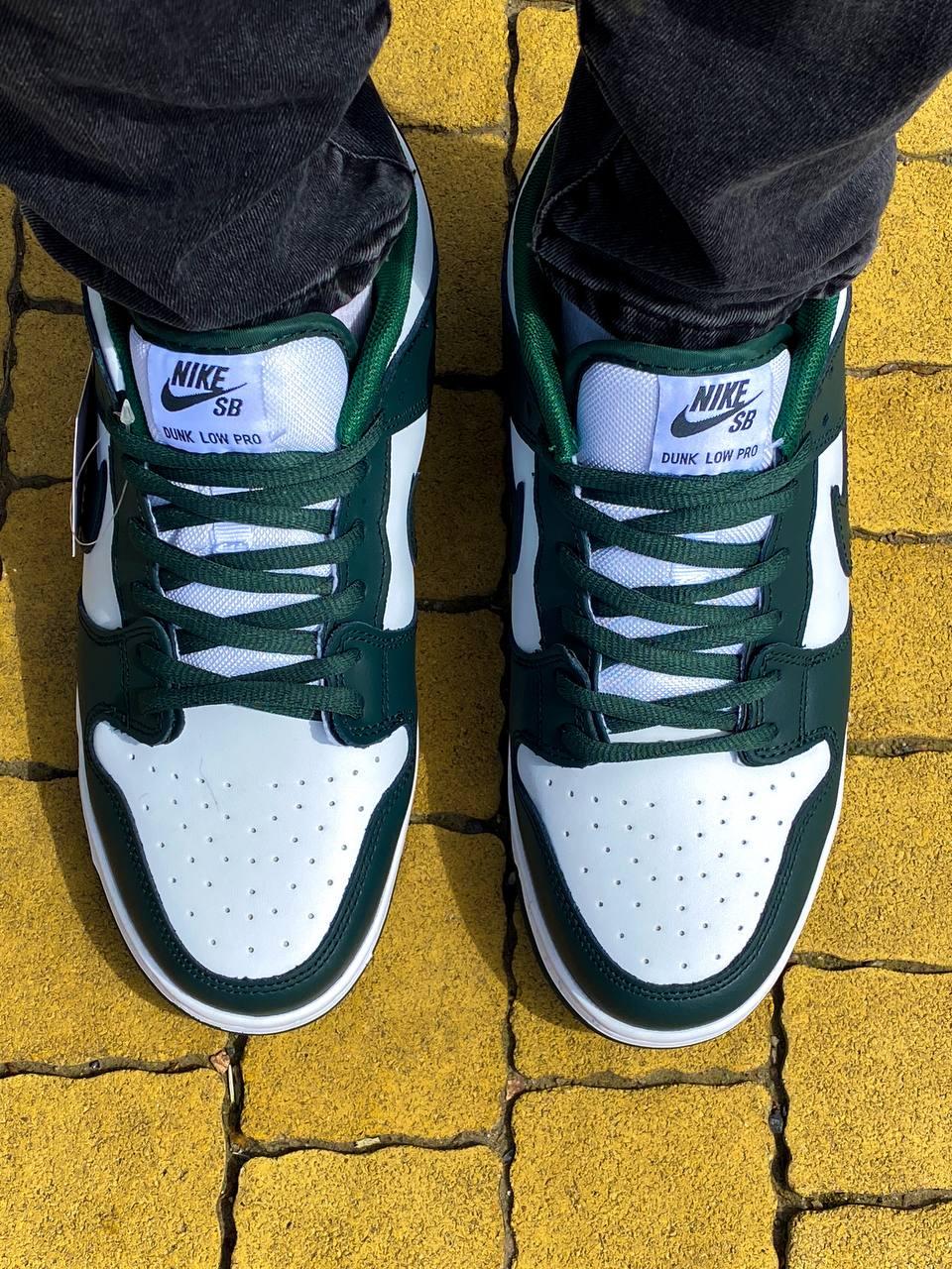 Nike SB Dunk Low Dark Green White
