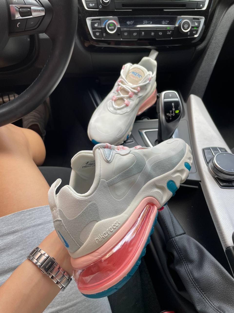 Nike Air Max 270 React Grey Pink