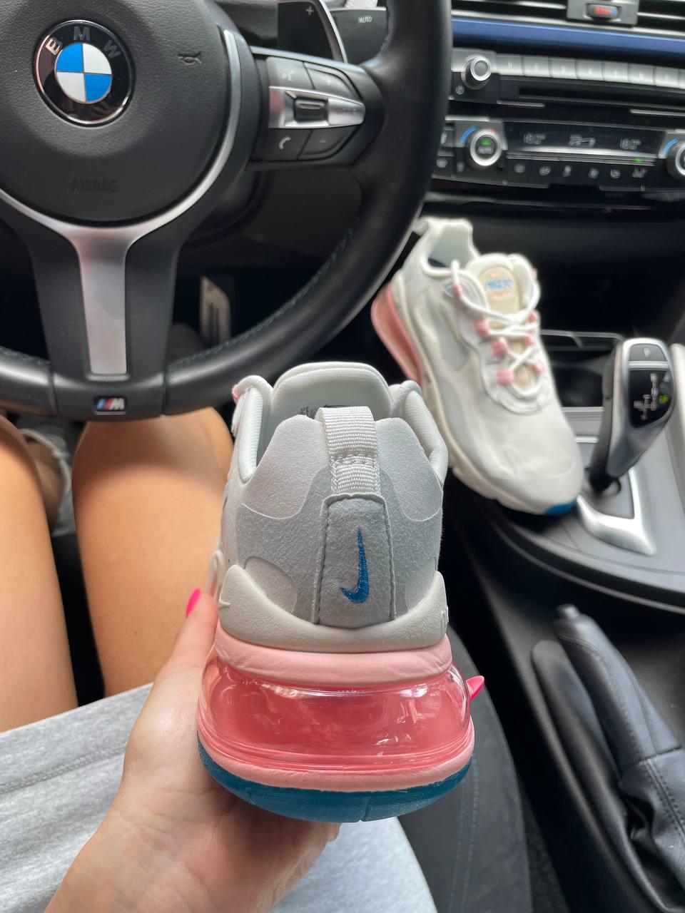 Nike Air Max 270 React Grey Pink