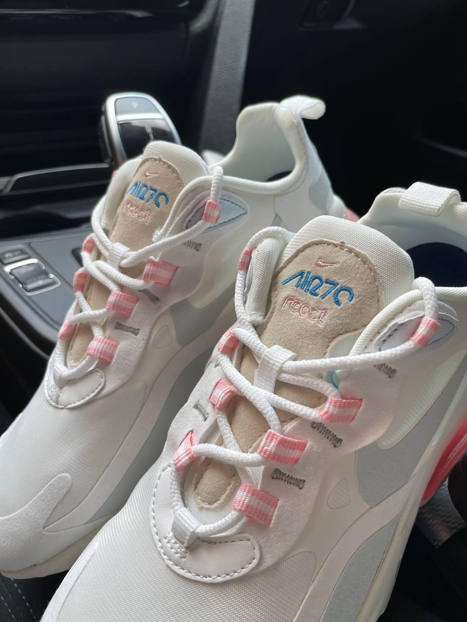 Nike Air Max 270 React Grey Pink