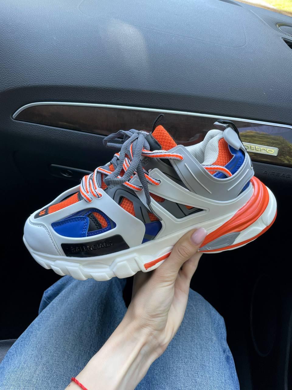 Balenciaga Track Orange Blue
