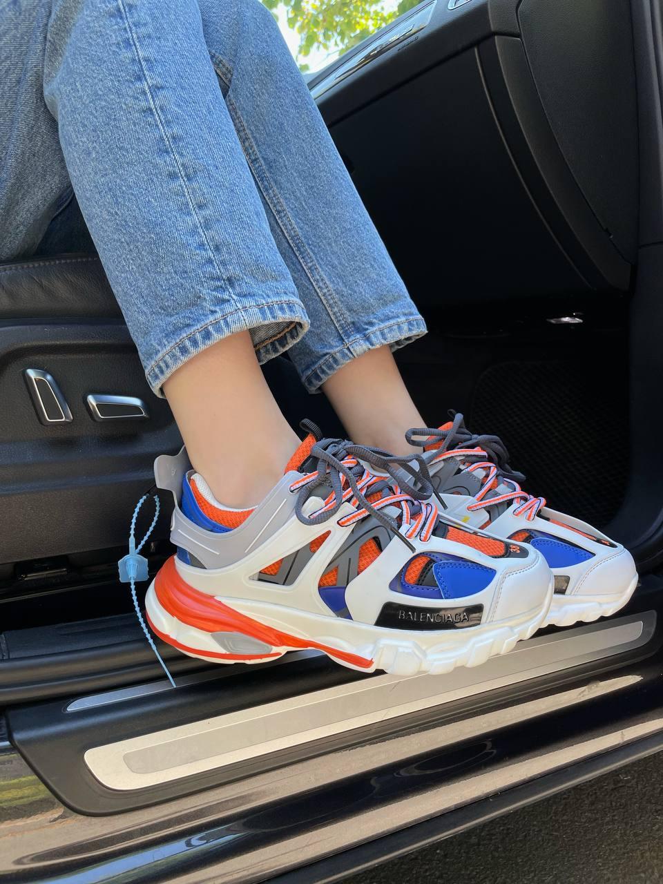 Balenciaga Track Orange Blue