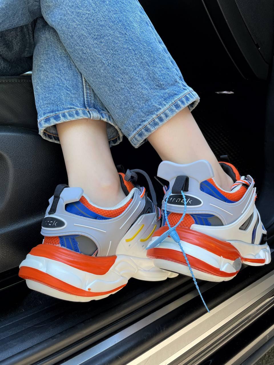 Balenciaga Track Orange Blue