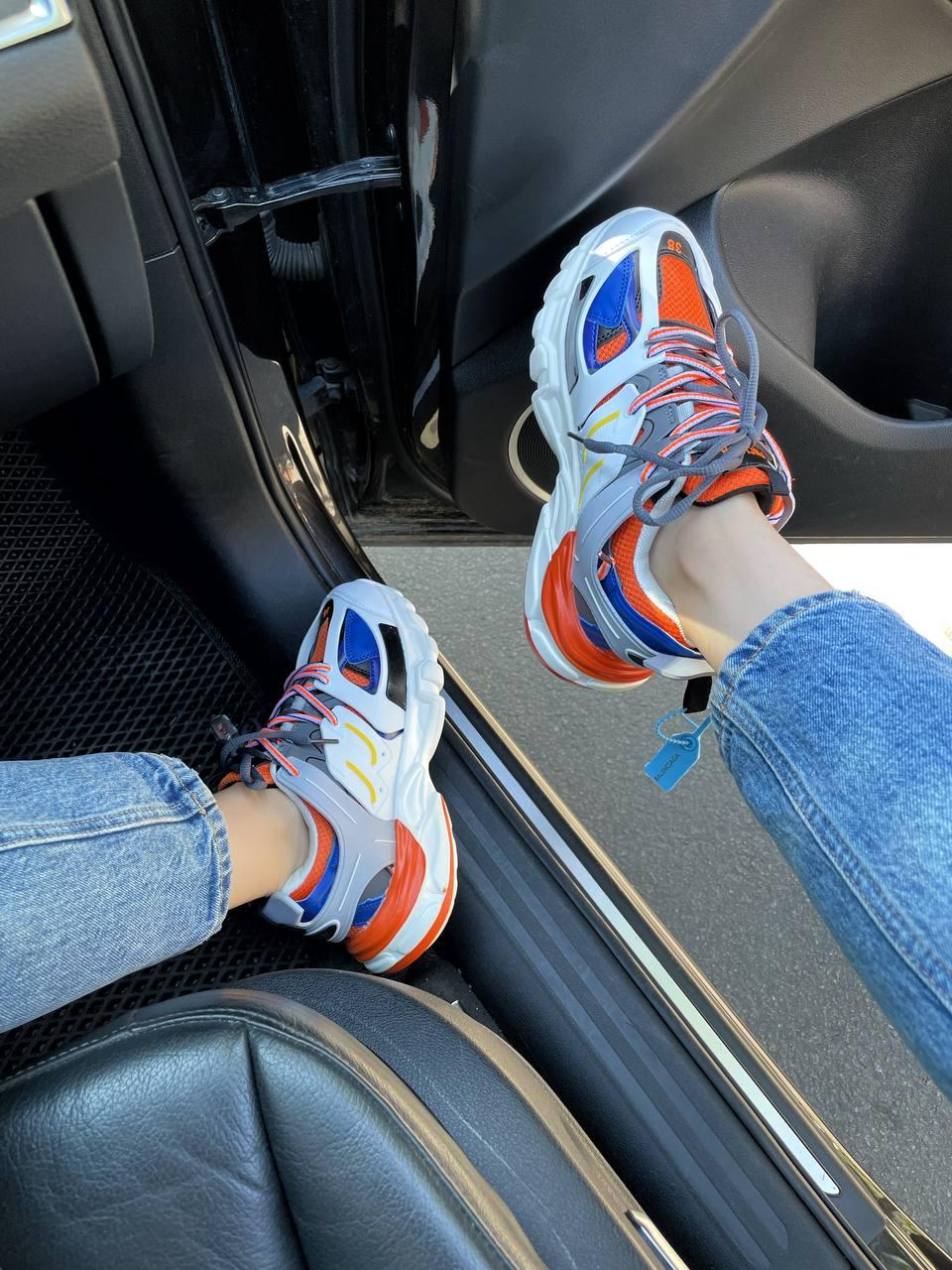 Balenciaga Track Orange Blue