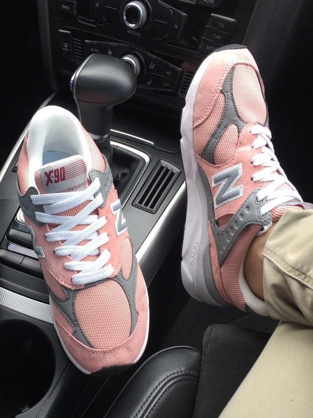 New Balance X-90 Pink Grey White