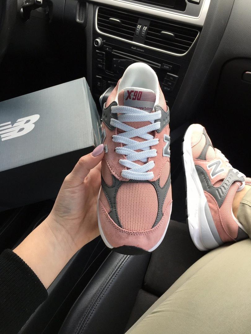 New Balance X-90 Pink Grey White