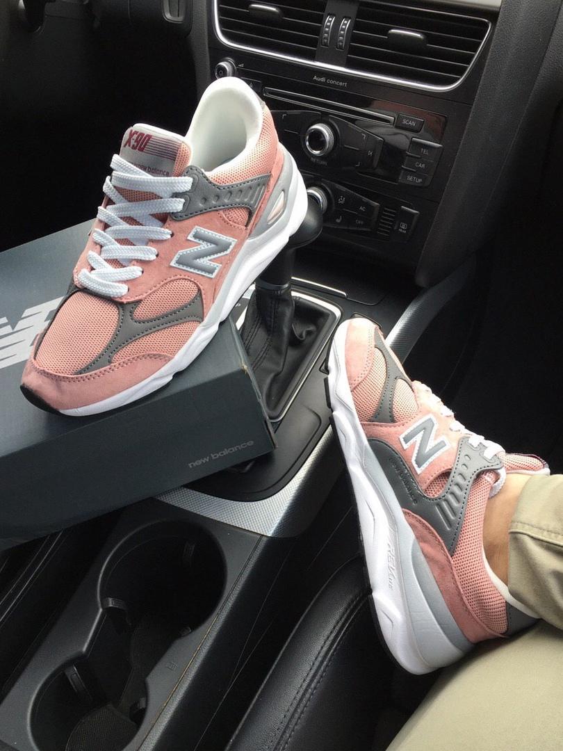 New Balance X-90 Pink Grey White