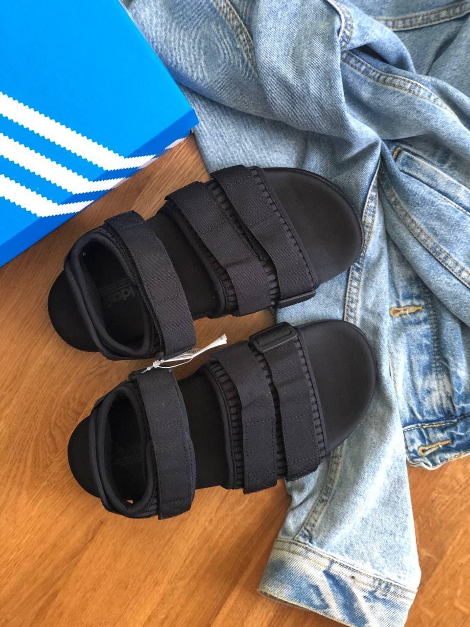 Adidas Adilette 2.0 (с сеточкой) Mono Black