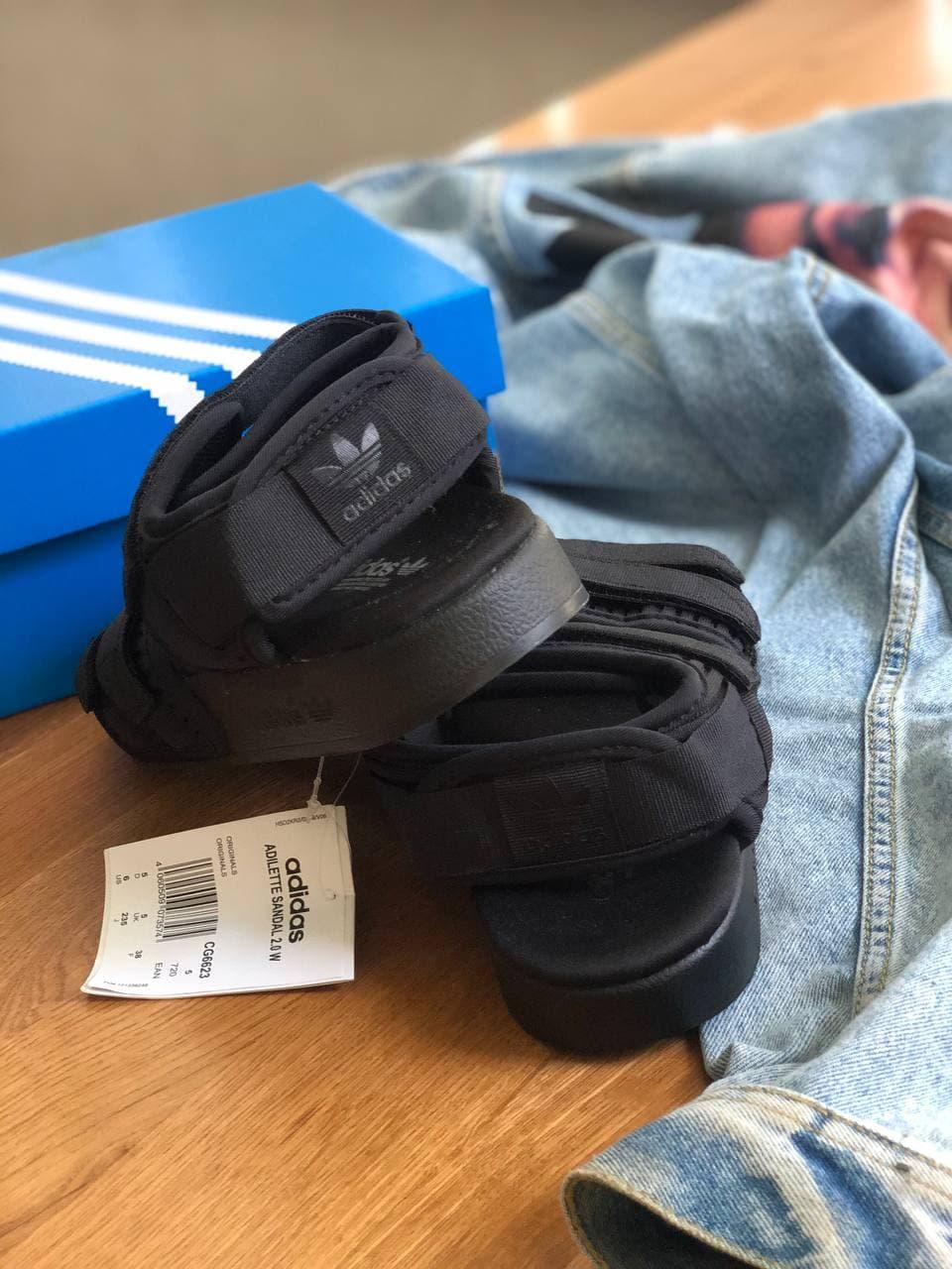 Adidas Adilette 2.0 (с сеточкой) Mono Black