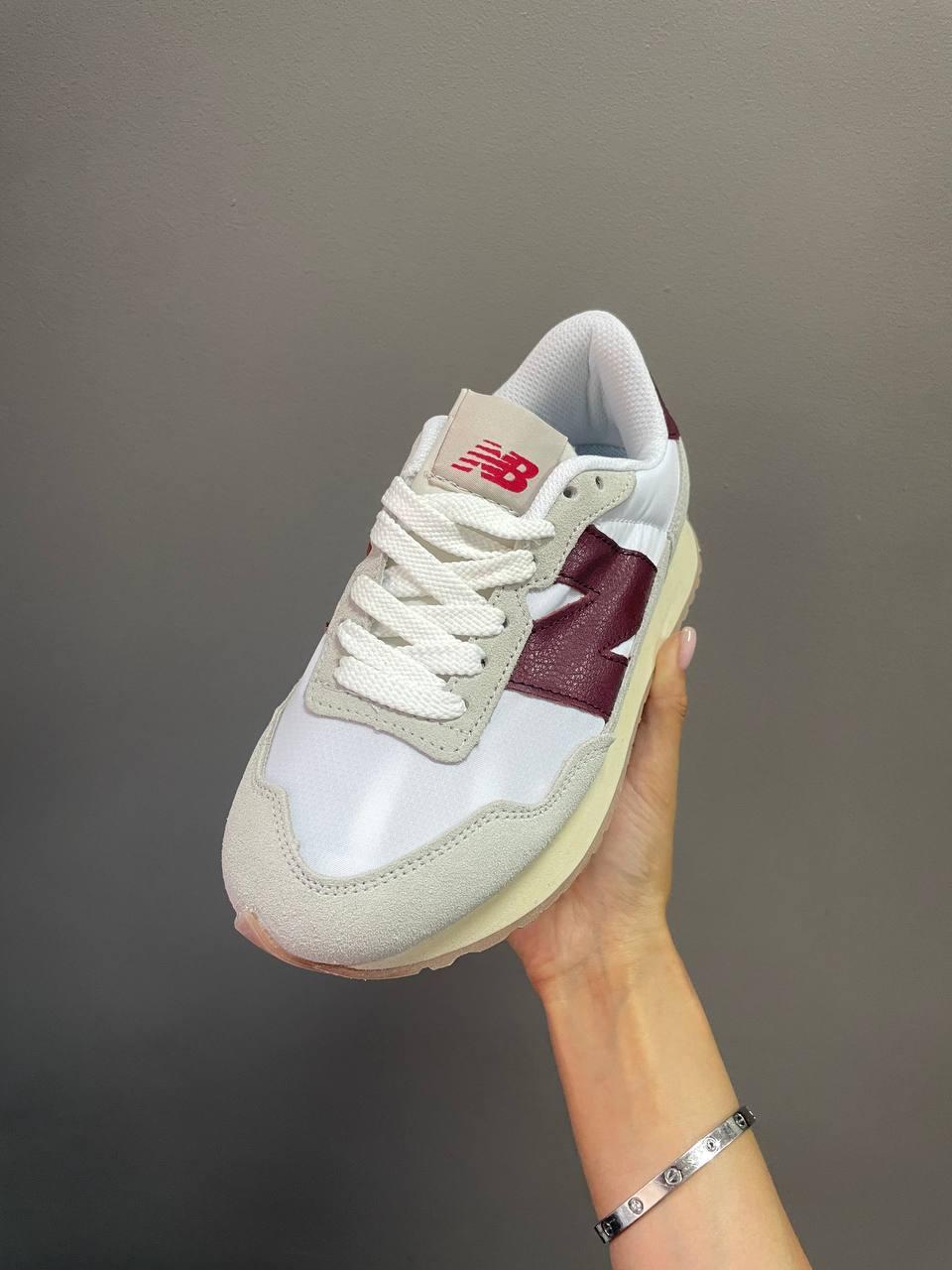 New Balance 237 Red Grey